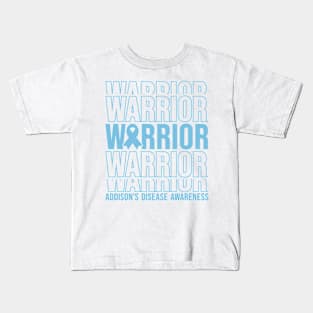 Addison's Disease Warrio Addison's Disease Awareness Kids T-Shirt